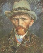 Vincent Van Gogh, Self-Portrait with Grey Felt Hat (nn040